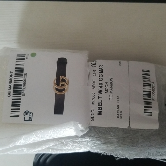 Wide leather belt - Picture 2 of 2